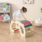 Costway 2-in-1 Rocking Horse Arch for Kids with Rocker Arch Climber Comfortable Backrest Natural/Multi-color